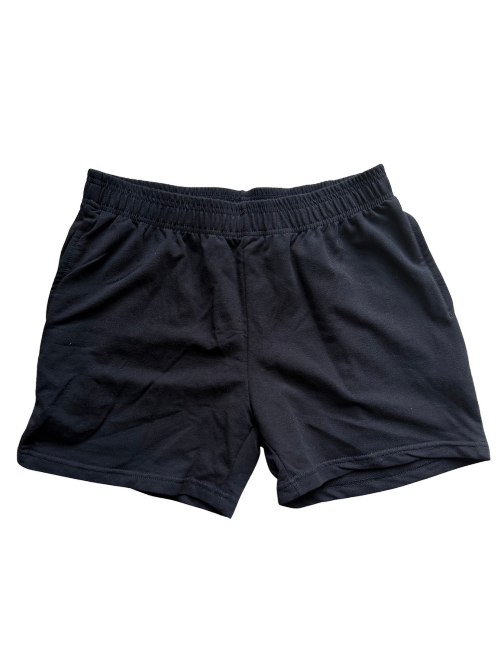 Men's Black Athletic Shorts - Comfort Fit